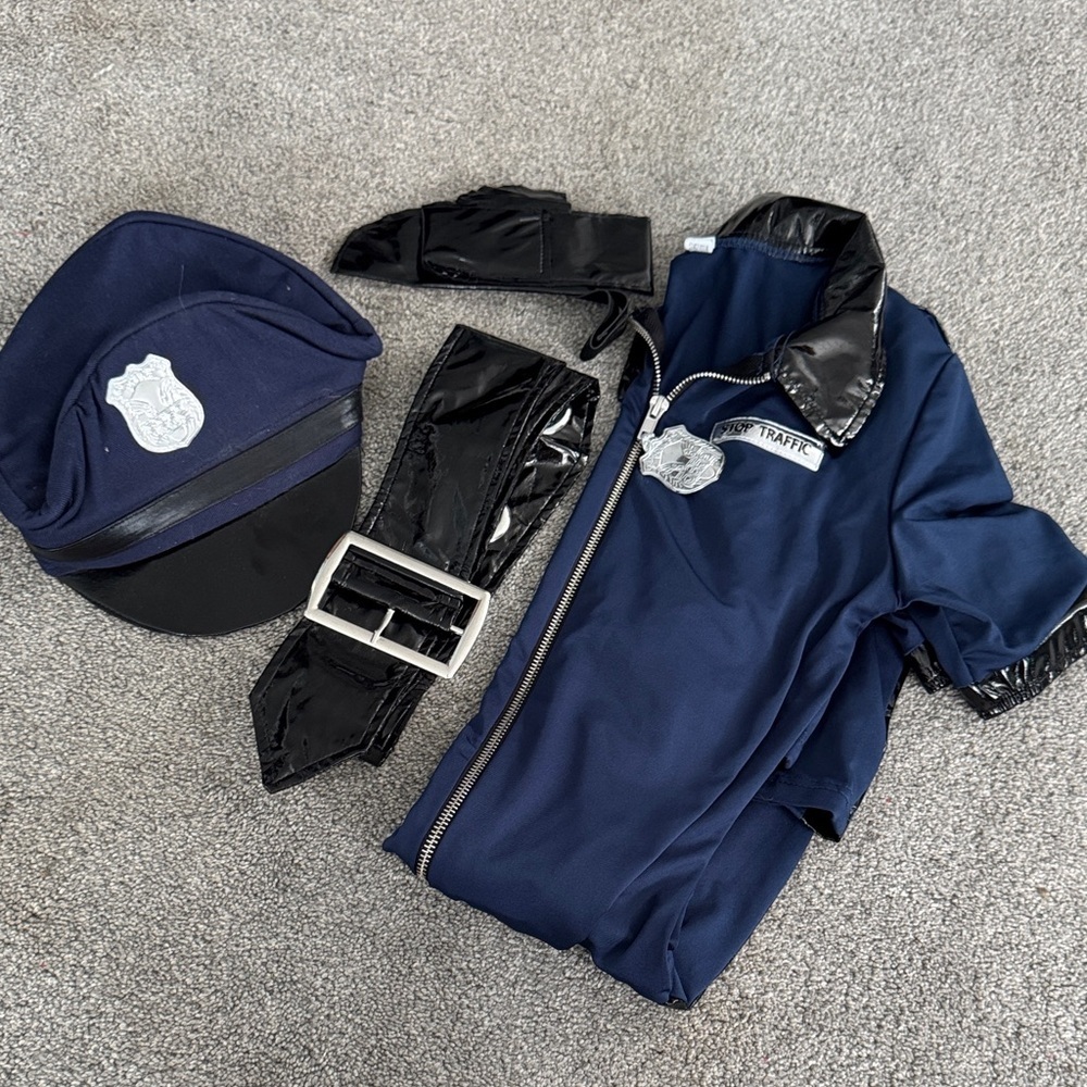 Women's police Navy and Black Costume